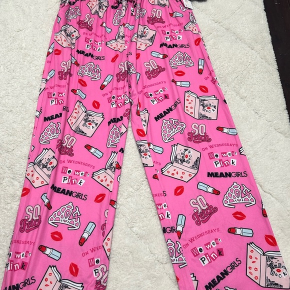 Walmart Pants - Girls' Pink Mean Girls Graphic Pajama Pants
